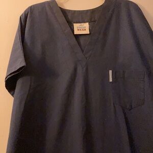 🩺 Navy Blue Women’s Fresh Wear Scrub Top